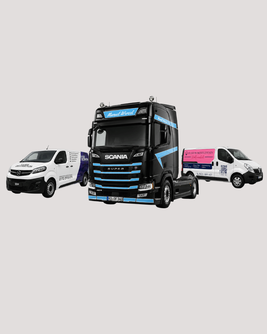 Fahrzeugbeschriftung und LKW Folierung Aschaffenburg